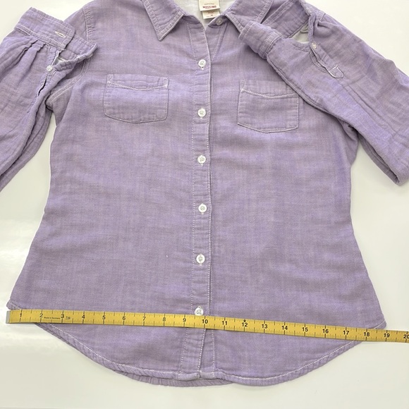 Lilac Button Down Long Sleeve - Picture 11 of 12